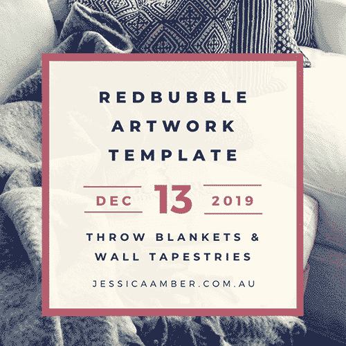 Redbubble Templates Throw Blankets & Wall Tapestries