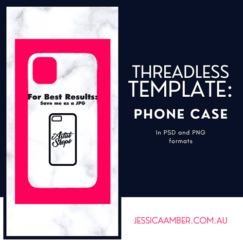 Threadless Phone Case Template