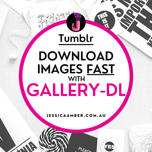 How to Use Gallery-DL to Download Images From Tumblr