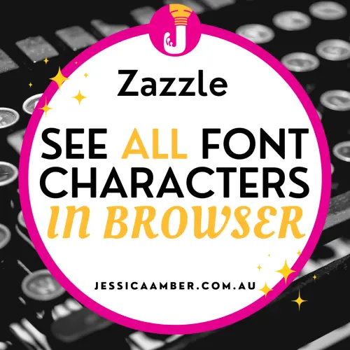 Preview Fonts in Zazzle Editor With This Template